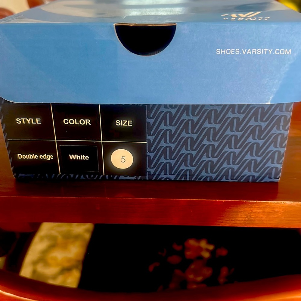 Varsity double edge cheer shoes